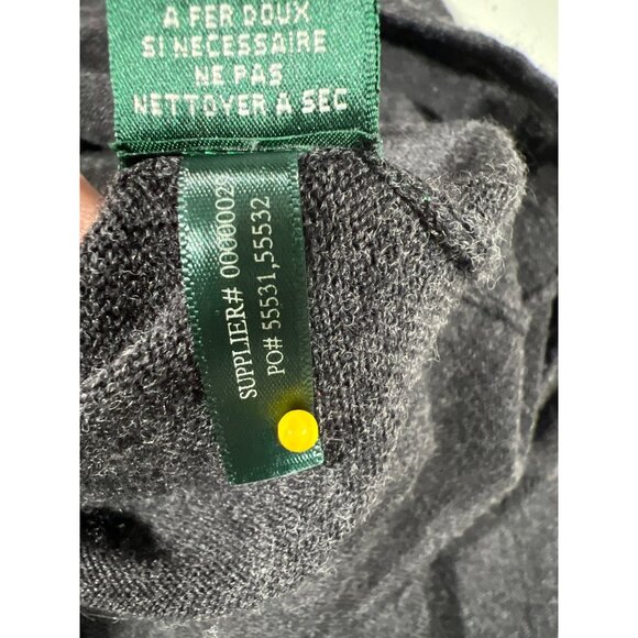 Lauren by American Fashion Designer Ralph Lauren Merino Wool Dress XS (Mended) - Picture 10 of 12